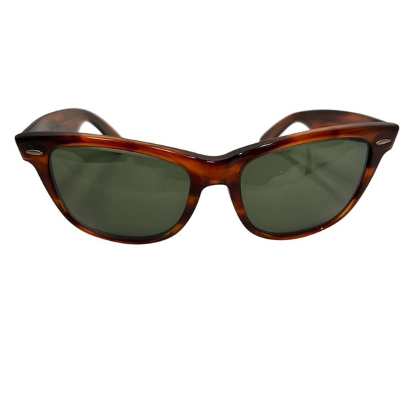 RARE VTG RAY BAN B & L WAYFARER II Tortoise Shell G15 Lens USA Sunglasses OS - Picture 2 of 16